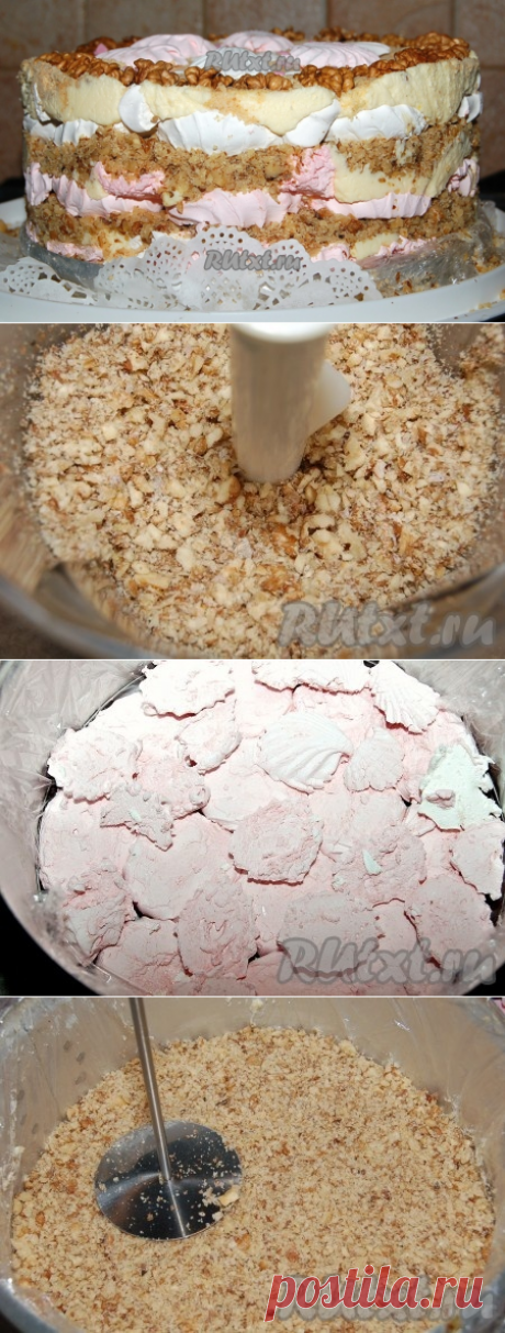 Торт из зефира - Простые рецепты Овкусе.ру