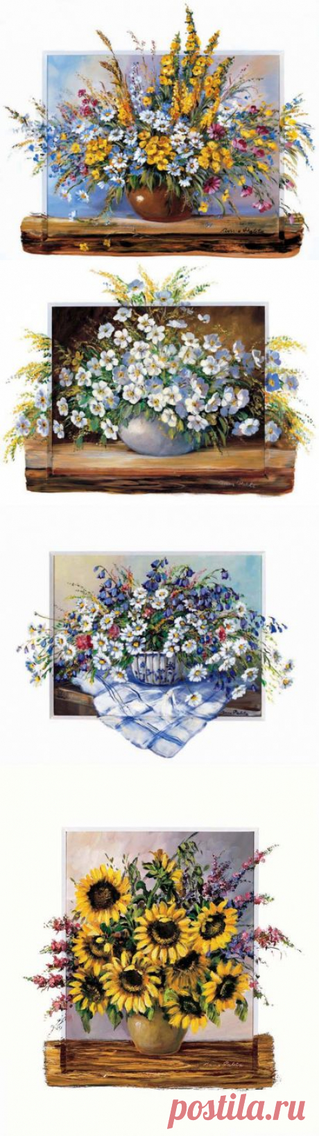 Художница Anna Paleta. / Декупаж / Картинки для декупажа