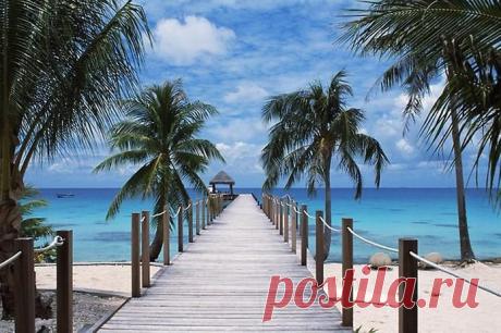 Острова Туамоту. Самая большая цепь атоллов в мире