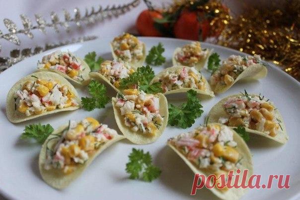 Закуска на чипсах | Очень вкусно