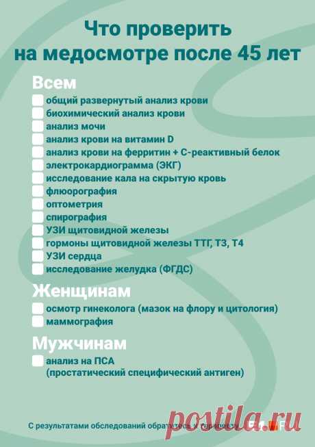 Врач рассказал, что нужно проверить, если вам исполнилось 45 лет, чекап - 6 марта 2023 - 76.ru