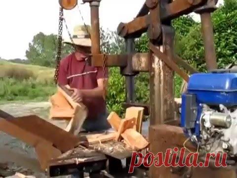 Дровоколы, сучкорезы, измельчители и другие конструкции для колки дров