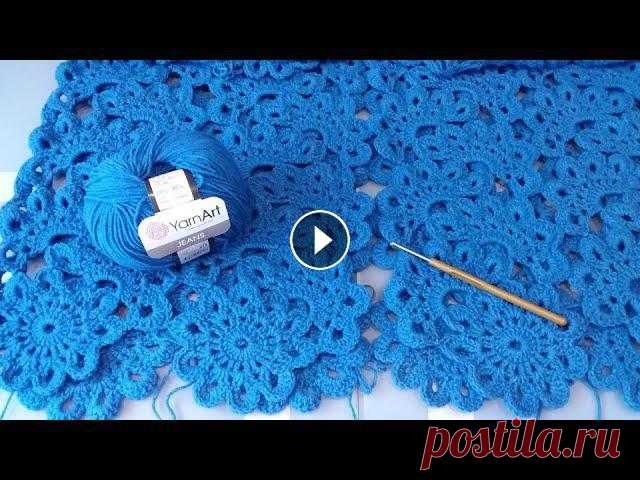 Вяжу ажурный кардиган крючком из ленточного кружева. Нитки ярнарт джинс цвет №17, крючок 2,5 мм, примерный расход пряжи 550 г. Размер 54, длина издели...