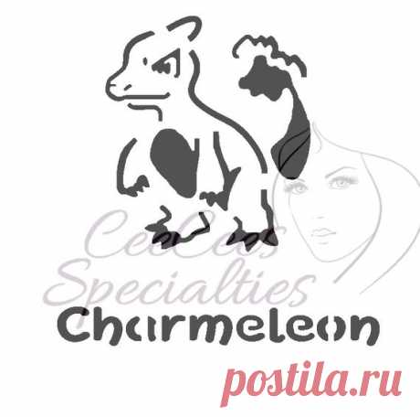 Poke - Charmeleon When creating designs I always have a cake or cookie in mind, but every stencil is made to order and can be used many different ways no matter the crafting project you have in mind! You are purchasing a brand new 7 mil 100% Clear Acetate Stencil, safe to use on your food products,