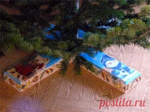 Мастер-класс по декупажу: Декорируем крестовину для новогодней елки