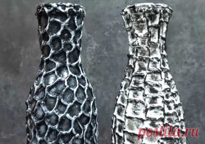 Запоминающийся декор из обычной бутылки