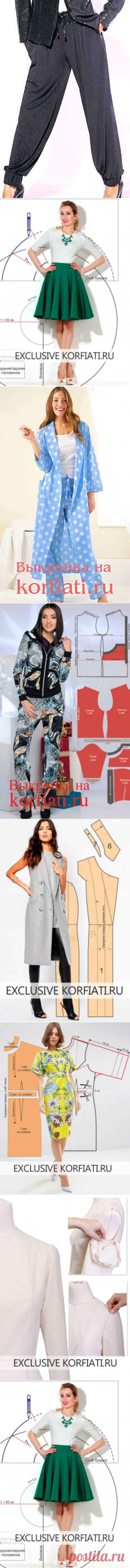 Поиск на Постиле: выкройки от Анастасии Корфиати