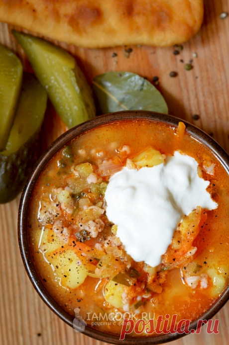 Рассольник с овсянкой, рецепт с фото