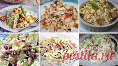 ТОП-6 вкусных и простых рецептов салатов с пекинской капустой - Типичный Кулинар