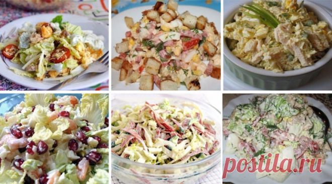 ТОП-6 вкусных и простых рецептов салатов с пекинской капустой - Типичный Кулинар