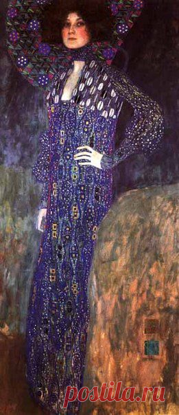 Густав Климт (Gustav Klimt; 1862-1918). Портрет Эмилии Флоге, 1902, Вена. / Удивительное искусство