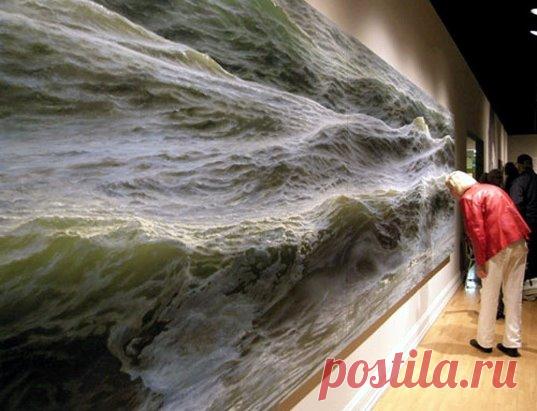 Рэн Ортнер создал поистине невероятную иллюзию моря