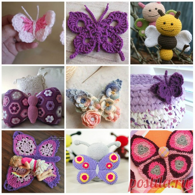 Бабочки, связанные крючком - 5 мастер-классов, которые нужно реализовать этим летом Лето! Оно не может не восхищать - посмотрите, как справа от вас кивают головами тяжелые головки садовых пионов, как слева, прячась в густой вишневой зелени, распевают песни воробьи, как прямо перед вами порхают нежные капустницы, танцуя свой причудливый вальс! Куда ни бросить взгляд - везде, везде красота, тепло и добро. Разве можно оставаться спокойным и равнодушным, когда вокруг столько в...