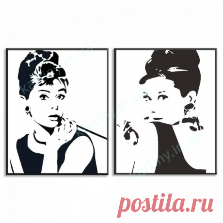 Модульная картина Одри Хепберн купить в Киеве, цена в Украине | Kartiny