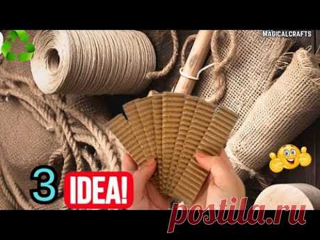 HOW TO MAKE!! 😍SAW IT AT AN EXPENSIVE STORE AND MADE IT MYSELF!EASY BASKET IDEA! DIY♻️