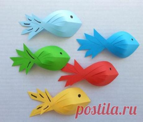 Поделки с детьми: рыбки  

#для_мам@m_lifehack 
#креативные_идеи@m_lifehack