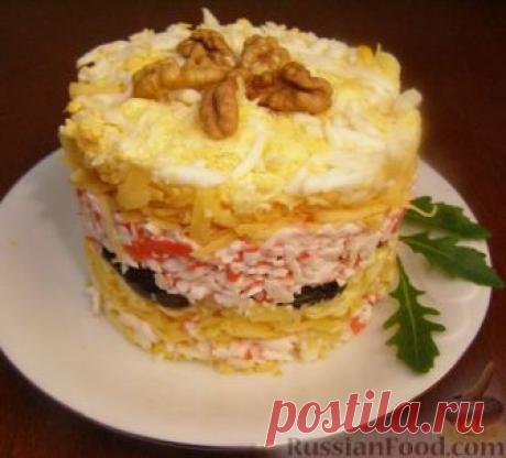 Рецепт: Салат «Черный жемчуг» на RussianFood.com