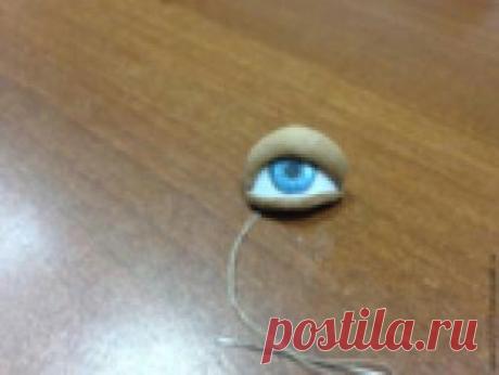 глазки для куклы из колготок