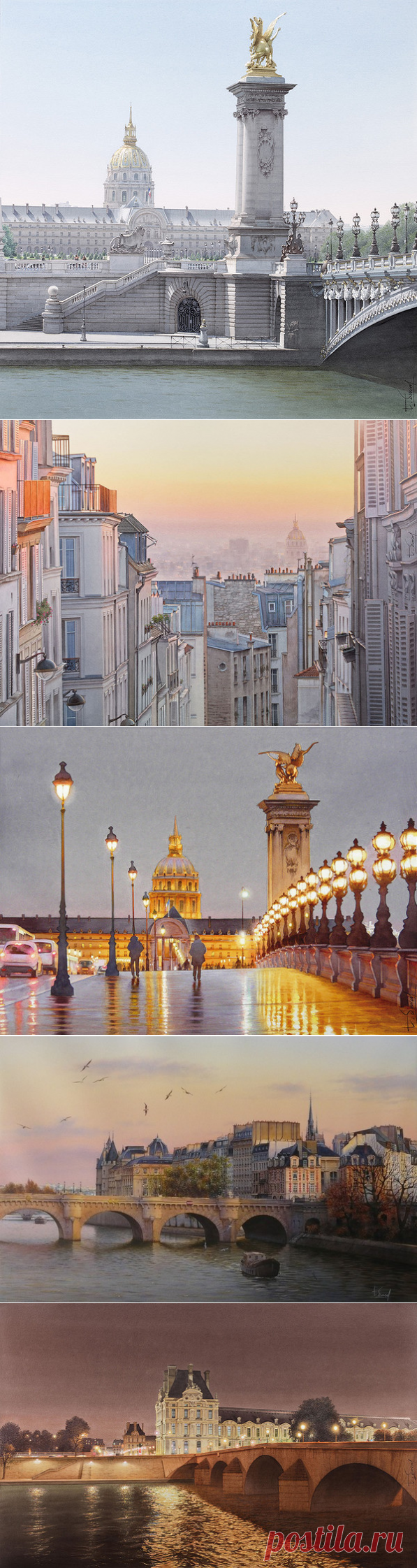 Художник Thierry Duval. – ЖИВОПИСЬ. ИСКУССТВО ХУДОЖНИКОВ ВСЕГО МИРА. 
Художник, ты всегда творишь, С веками молча говоришь.
А напиши для нас Париж, Который сам боготворишь.