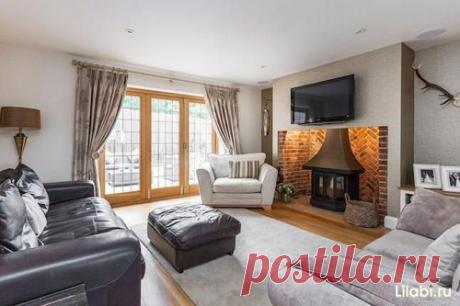 Дизайн интерьера гостиной в частном доме. Фото частных домов