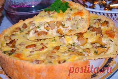 Шустрый повар.: Пирог с лисичками