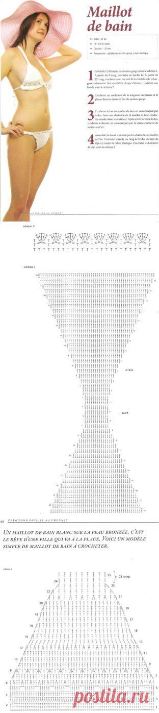 MAILLOT DE BAIN - Le blog de tatinecrochetpassion.over-blog.com