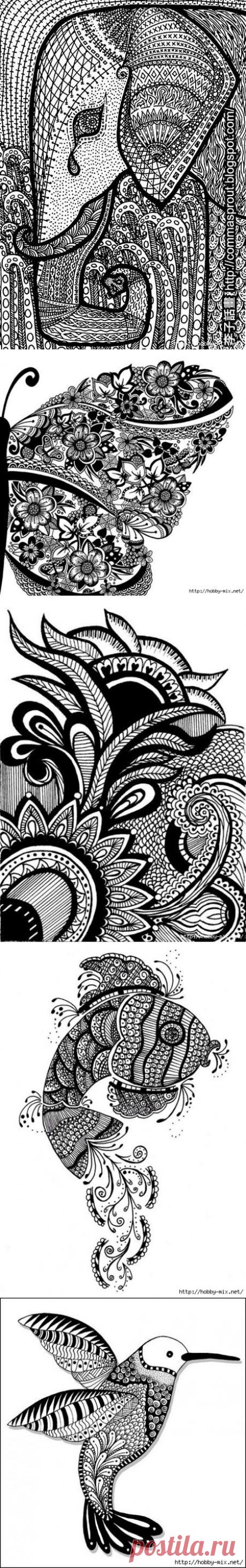 .круговорот узоров в природе.