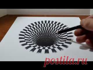 Как создать 3D-иллюзию с помощью карандаша и бумаги