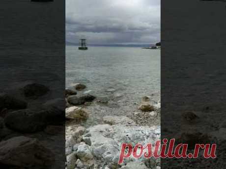красивый берег #хорватия #море #пляж