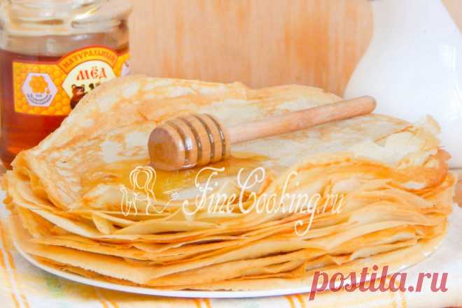 Заварные блинчики на кефире Нежные тонкие блинчики можно приготовить не только на молоке, но и на кефире.