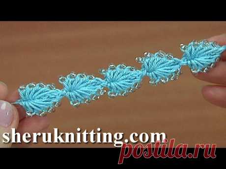 Easy to Crochet Heart String With Seed  Beads Tutorial 165