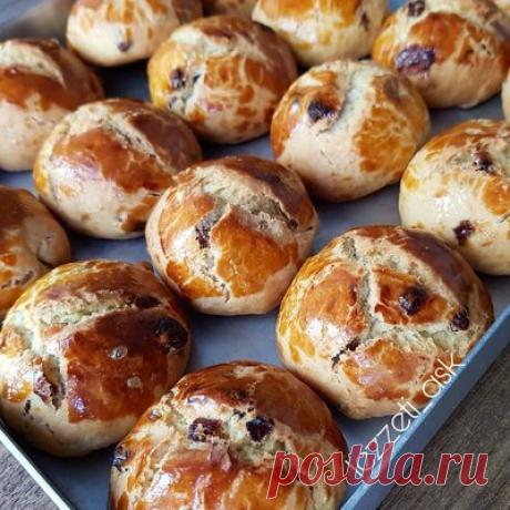 Турецкое песочное печенье с изюмом и орехами на растительном масле - Печенье