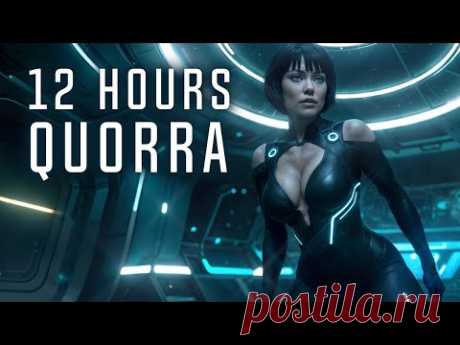 12 Hours of QUORRA| Daft Punk Tron Inspired Cyberpunk Ambient Music - Focus, Study, Work