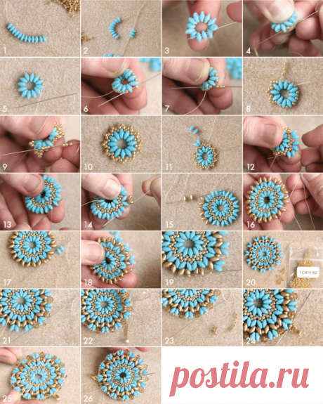 DIY Mandala necklace and earrings set tutorial – I-Beads Blog