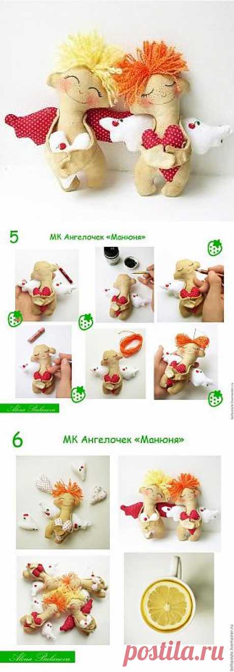 АНГЕЛОЧЕК-МАНЮНЯ / Тильда. Мастер классы, выкройки. / PassionForum - мастер-классы по рукоделию