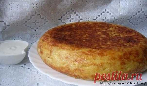КАРТОФЕЛЬНАЯ ЗАПЕКАНКА С СОСИСКАМИ