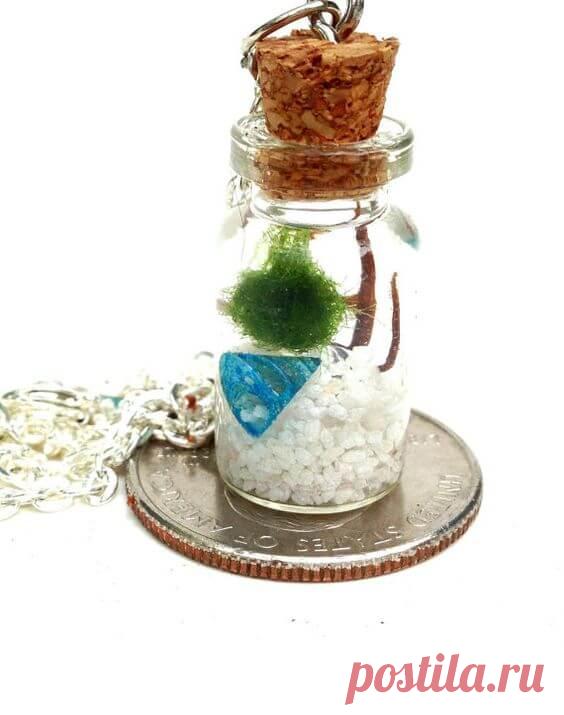 Миниатюрный аквариум как элемент декора