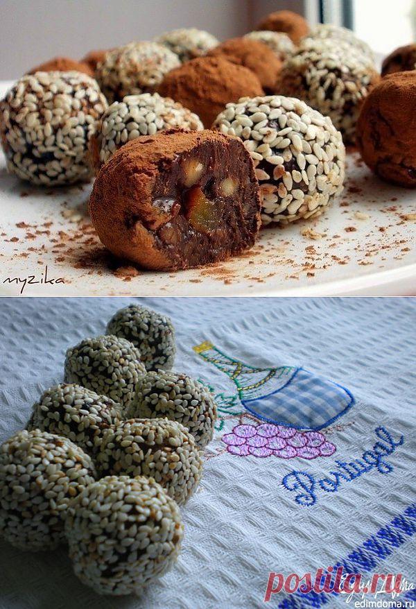 ВКУСНЫЕ И ПОЛЕЗНЫЕ КОНФЕТКИ ИЗ ОРЕХОВ И СУХОФРУКТОВ. .Конфеты из сухофруктов