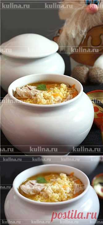 Кулеш с курицей и чесноком