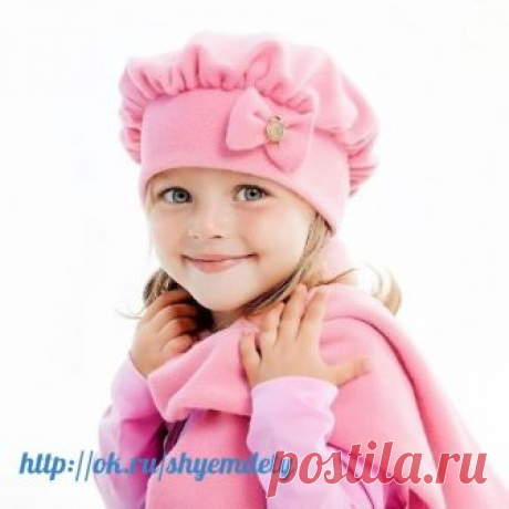 Шьем детскую шапочку из флиса