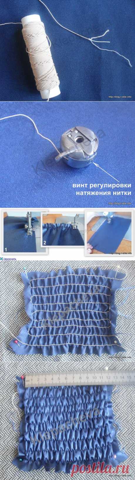 НИТКА-РЕЗИНКА !  МК + описание работы !  Шьём специальной эластичной ниткой, которая представляет собой сердечник из резиновой жилки, оплетенный текстильными нитями. Такую нитку  называют резиновой или спандексной !