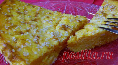 Невероятно вкусная тыквенная запеканка
