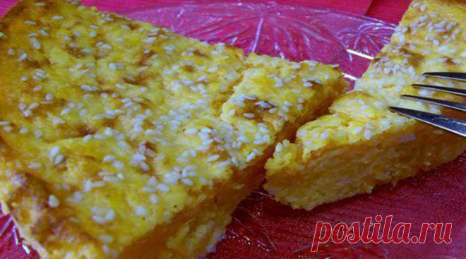 Невероятно вкусная тыквенная запеканка