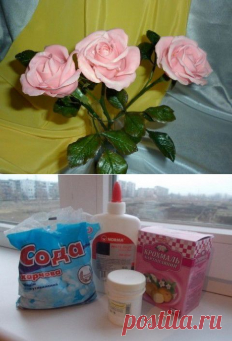 Холодный фарфор без варки из картофельного крахмала | Делаем сами