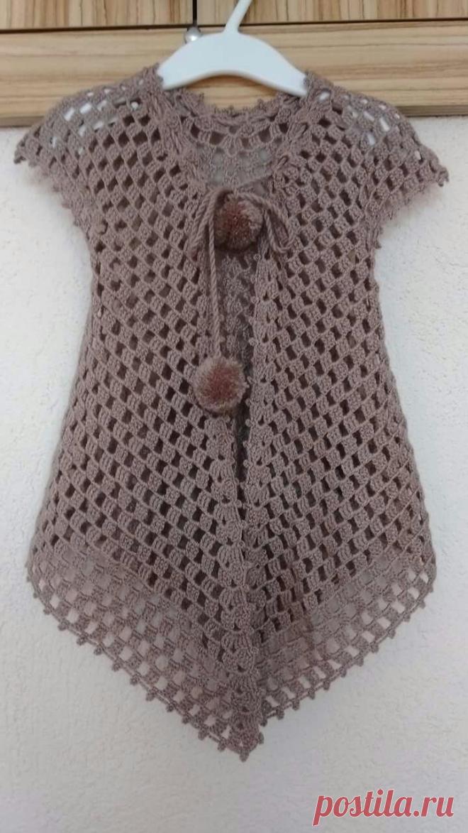 Вязка Бежевого Жилета Крючкои - Diy Crafts - diyov