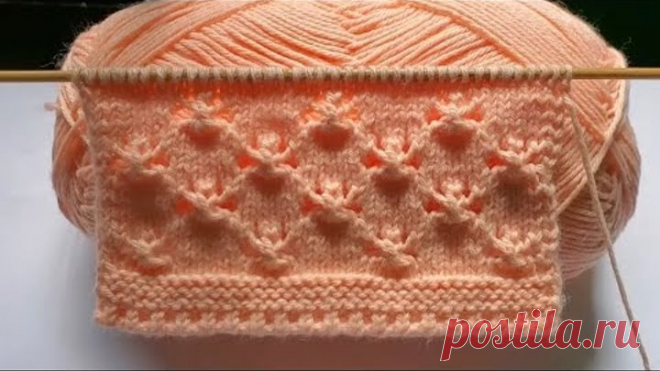 HERMOSO PATRÓN TEJIDO A DOS AGUJAS o palitos | TEJIDOS ROSSY 💗