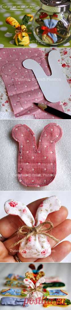 Зайчики-саше. Из Интернет-копилки / Интересные идеи декора / PassionForum - мастер-классы по рукоделию