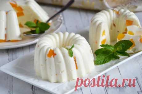 Сырный кекс с персиками - мой коронный десерт. Готовится без выпечки