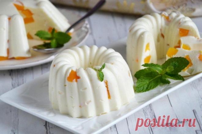 Сырный кекс с персиками - мой коронный десерт. Готовится без выпечки