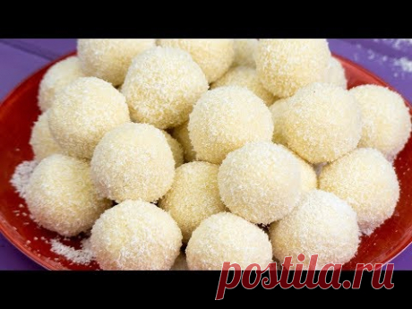 По вкусу - не уступают оригиналу! Недорого, быстро, много - конфеты “Рафаэлло”. | Appetitno.TV